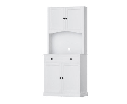 Artiss Buffet Sideboard Cabinet Cupboard Pantry Storage Shelves Hutch White